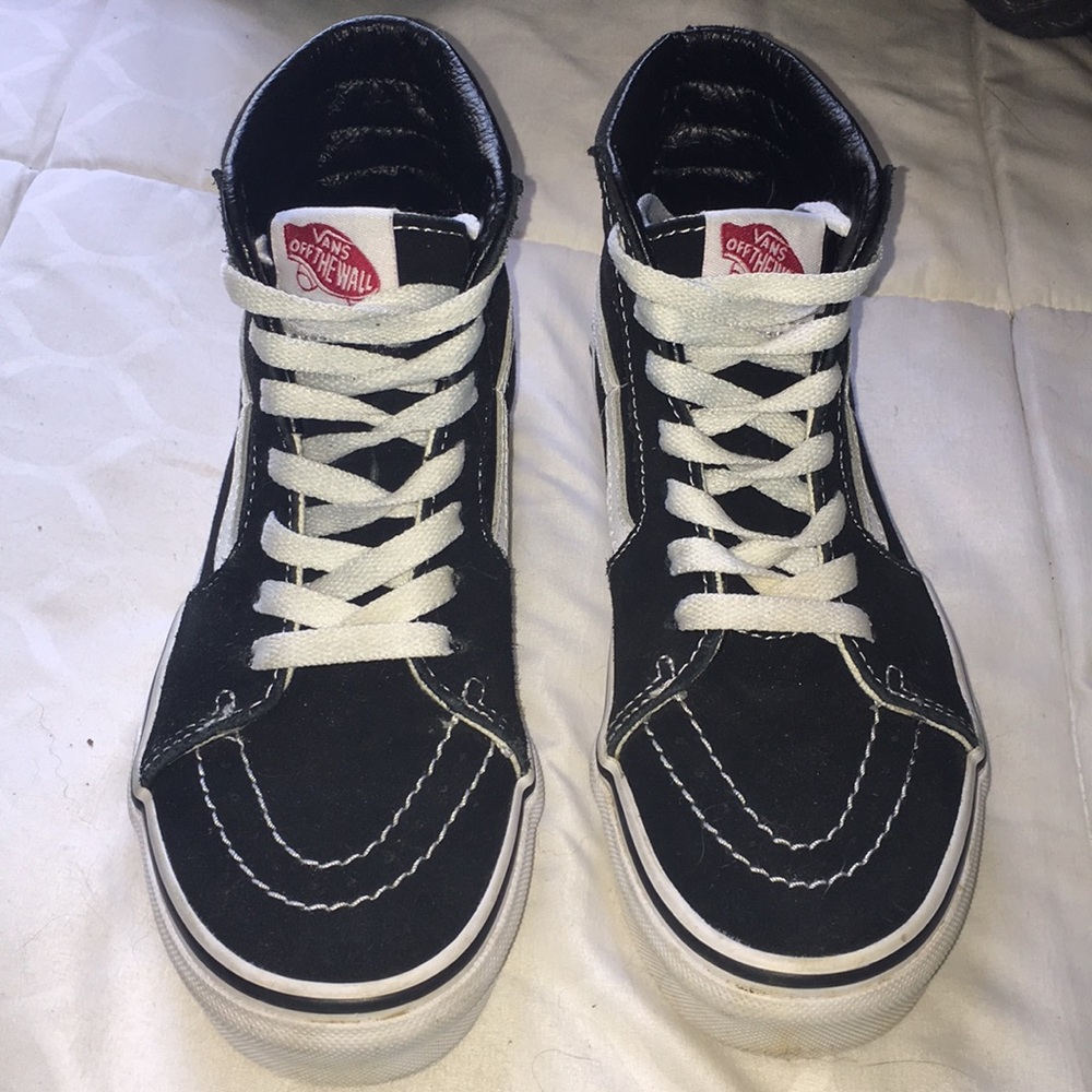 black high top vans